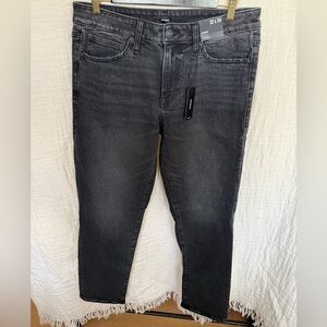 Express Men's NWT Dark Gray/Black Straight Jeans